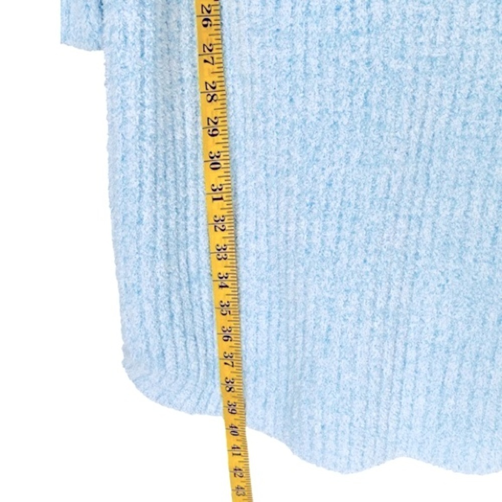SOFTIES Lounger Marshmallow Soft Slouch Turtleneck Long Sleeve Blue Women S/M - Picture 9 of 13